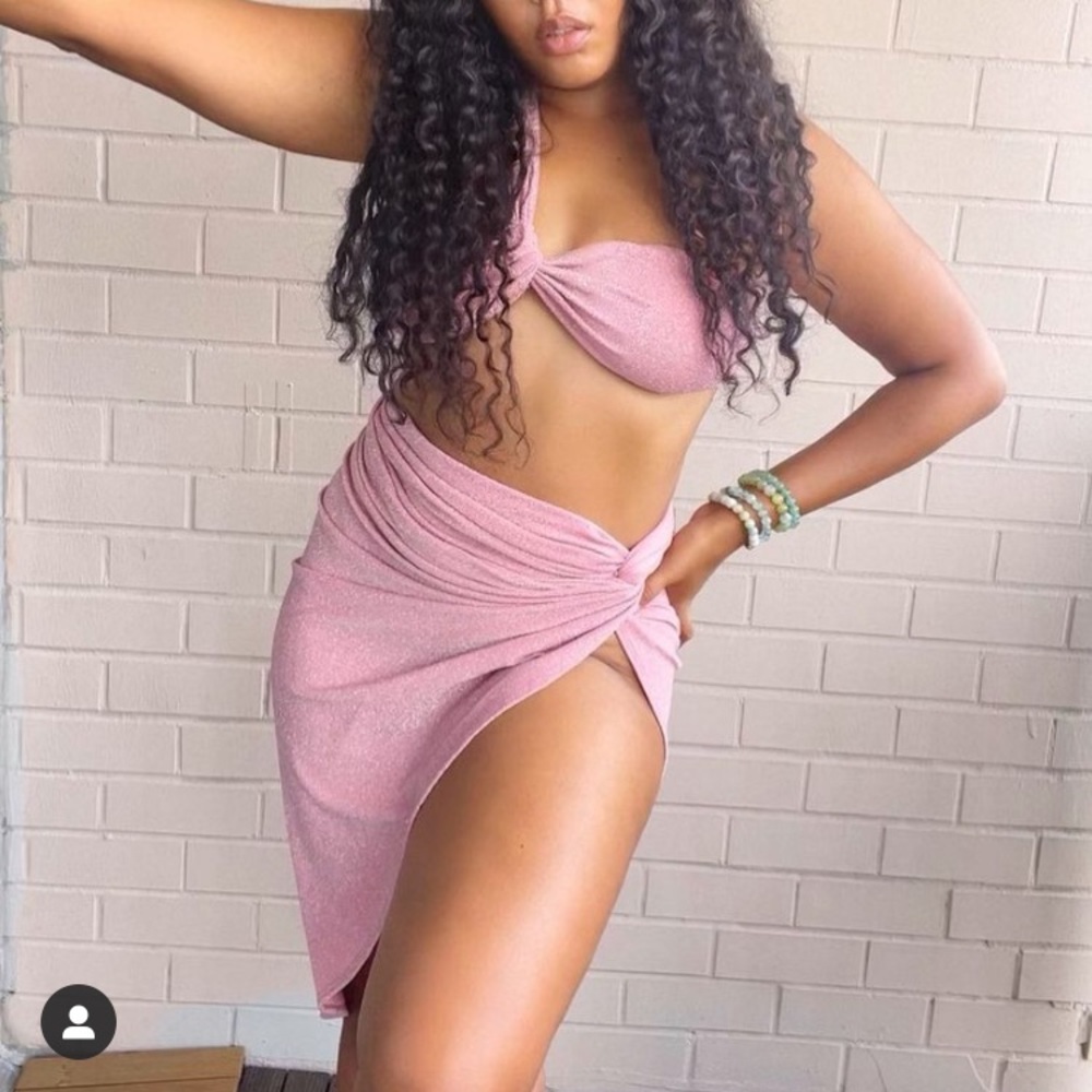 Pink two piece set
